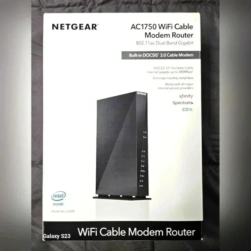 NETGEAR Model C6300‎ cable modem router